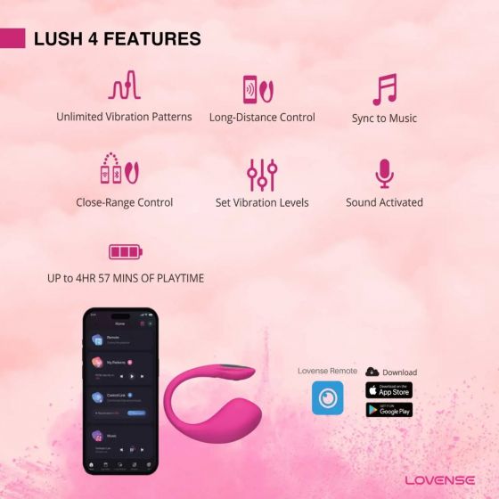 Lovense Lush 4 Phone-Controlled Panty Vibrator (2025!)