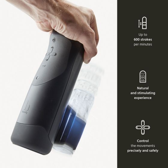 The Handy - App Controlled Interactive Bluetooth Stroker Male Masturbator (Black) Safety Mark Approved The Handy - App Controlled Interactive Bluetooth Stroker Male Masturbator (Black) Safety Mark Approved