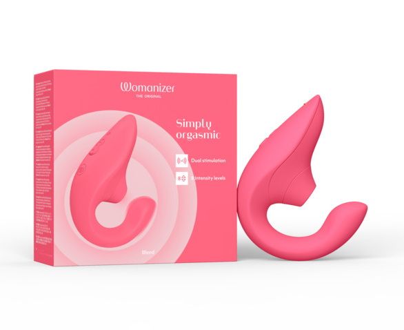 Womanizer Rabbit Vibrator with Air Pleasure Technology (rose)